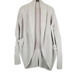 Resaling, does not fit me. Lululemon Cocoon Cinch Back Ribbed Cardigan FLAWED